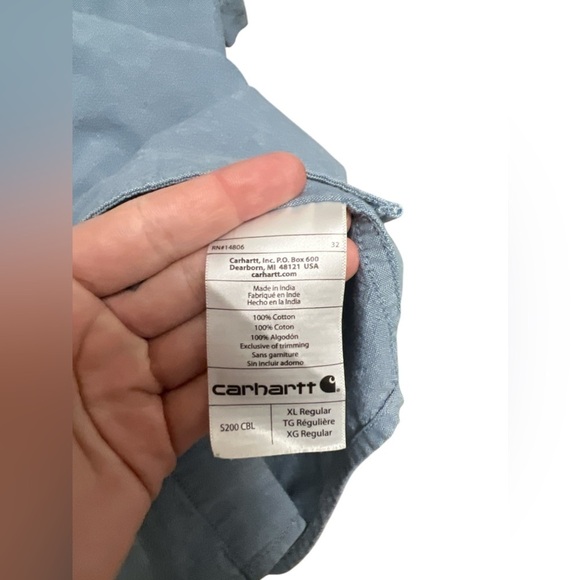 Carhartt short sleeve button down shirt - Picture 4 of 5